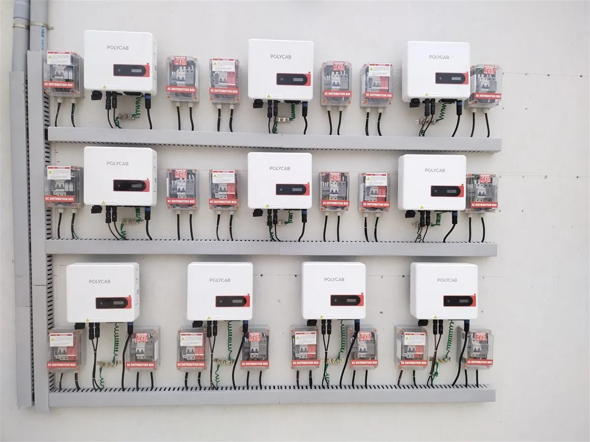 DC and AC distribution boxes installation